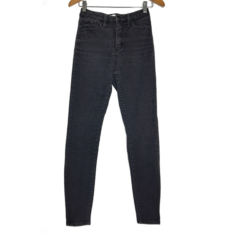 RSQ Curvy Skinny Jeans Womens 3 High Rise Black‎ Stretch Denim Slim Fit Classic